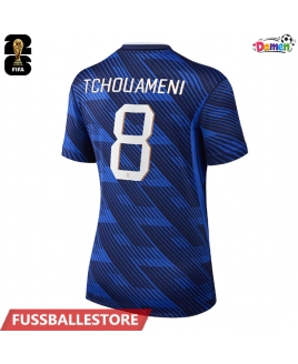 Günstige Frankreich Aurelien Tchouameni #8 Heimtrikot Damen WM 2026 Kurzarm